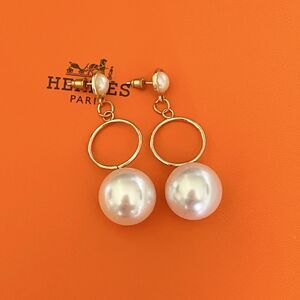 White Drop Pearl Luxury Earrings